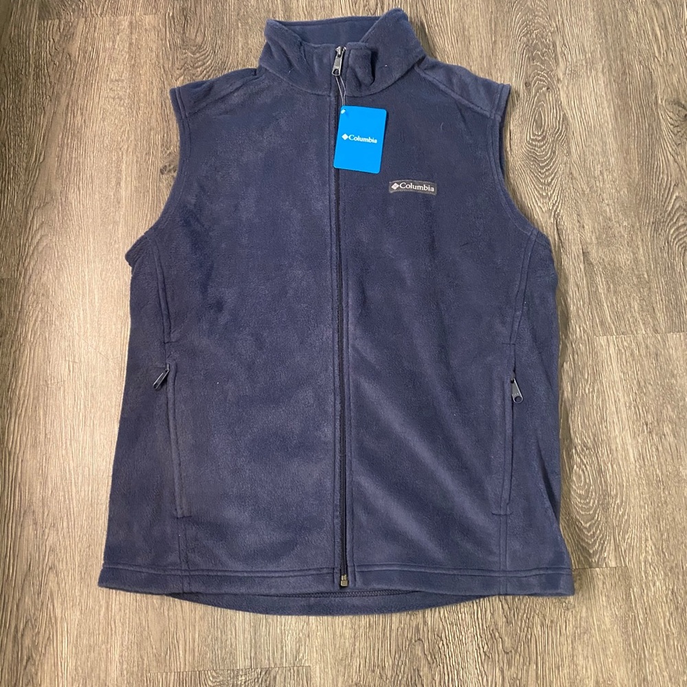 Columbia Fleece Vest - Navy Blue